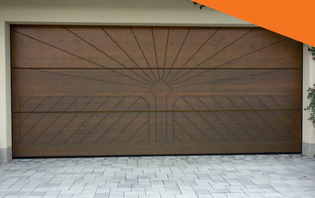 Porte de garage grande taille